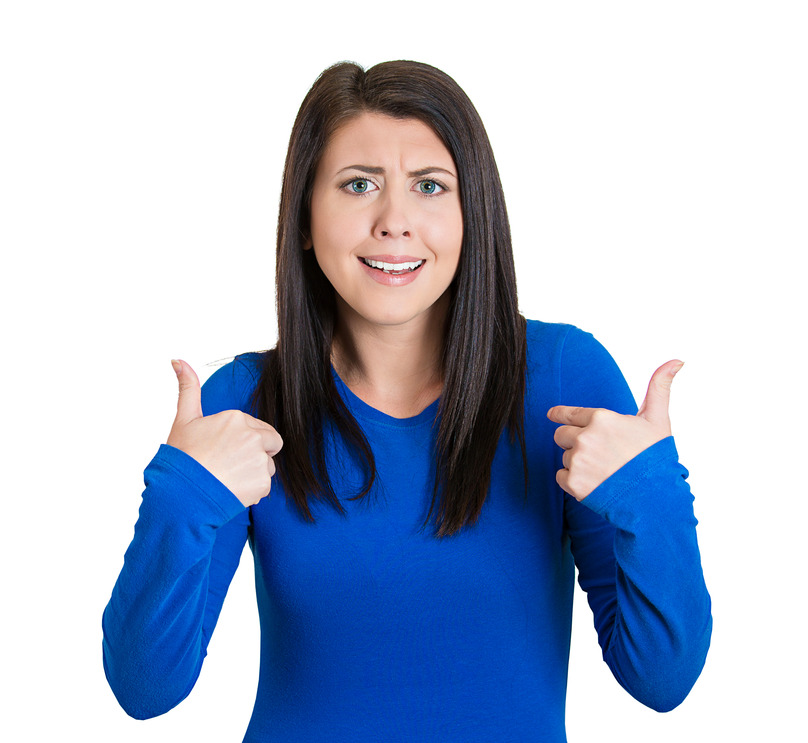 Girl feeling blamed